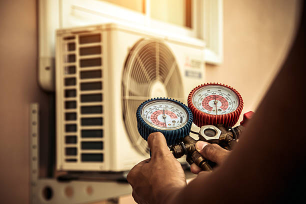 Professional Hvac technician working in Sunset Beach, CA